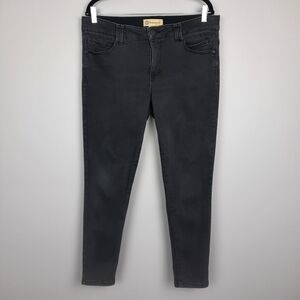 Democracy Ab Technology Charcoal Gray Midrise Comfort Waist Skinny Jeans size 14